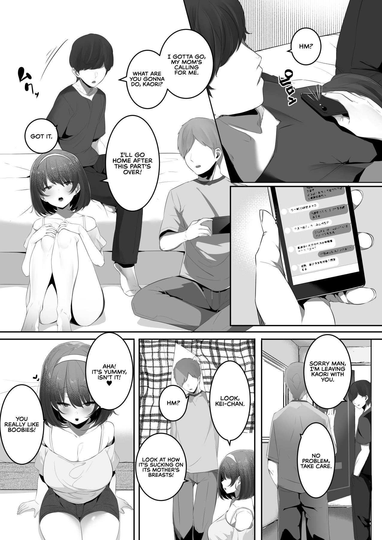 Hentai Manga Comic-A Book About stealing My Busty Childhood Friend Away From Her Boyfriend & Cumming Inside Her-Read-3